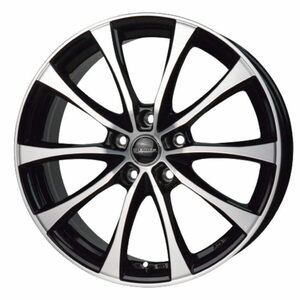 TOYO PROXES R1R 205/45R16 Laffite LE-07 ブラックポリッシュ 16インチ 6.5J+48 5H-100 4本セット