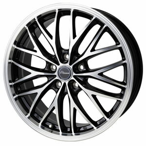 TOYO PROXES R1R 225/40R18 Chronus CH-113 メタリックブラックポリッシュ 18インチ 7J+38 5H-114.3 4本セット