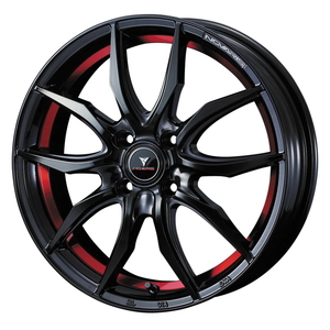 TOYO PROXES CL1 SUV 195/60R17 NOVARIS ROHGUE VF ピアノブラック/レッドライン 17インチ 6.5J+42 4H-100 4本セット