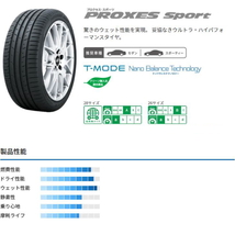 TOYO PROXES Sport2 255/45R18 RMP RACING R26 クリスタルブラック 18インチ 8.5J+45 5H-100 4本セット_画像2