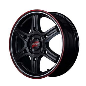 TOYO TRANPATH LuK 165/45R16 RMP RACING R60 クリスタルブラック+レッド 16インチ 6J+43 4H-100 4本セット