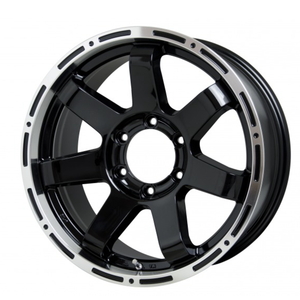 YOKOHAMA GEOLANDAR X-AT LT265/70R18 124/121Q MAD CROSS MC-76 ブラック/リムポリッシュ 18インチ 8J+25 6H-139.7 4本セット