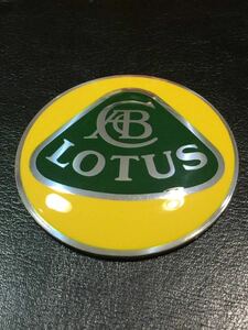 ロータス　エンブレム　黄色　アルミ製　58mm