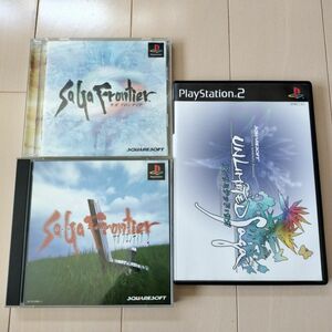 PS PS2「サガ フロンティア1＆2」「アンリミテッド:サガ」