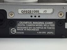 51088 【動作品】 OLYMPUS オリンパス ミュー μ-7020 コンパクトデジタルカメラ バッテリー付属_画像9