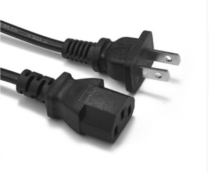 AC power supply cable postage 140 jpy (PC desk top monitor adaptor power cord cable personal computer power 3P 3PIN 3 pin )