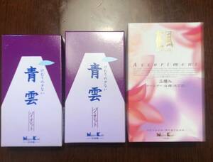 o incense stick blue . violet ×2 box + flower manner ×1 box 