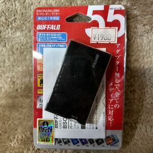 未開封新品　BUFFALO カードリーダー/ライター　BSCRA55U2BK ハードウェア　バッファロー