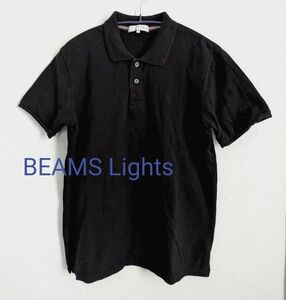 BEAMS Lights 　ビームス　半袖　ポロシャツ　 黒