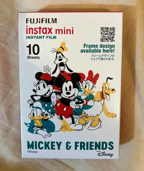 MIKEY&FRIENDS　 FUJIFILM instax mini チェキ専用フィルム×4