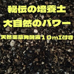 秘伝の培養土　2L 天然薬草発酵液10ml付き