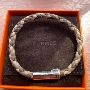 【未使用】エルメス　ゴリアテ　ブレスレット　定価6万円　HERMES レザーブレスレット