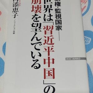 世界は「習近平中国」の崩壊を望んでいる　覇権・監視国家 （ＷＡＣ　ＢＵＮＫＯ　Ｂ－３１６） 河添恵子／著