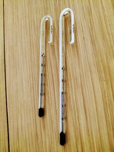 [ large small 2 pcs set ]NA THERMOMETER J ADA aquarium for water temperature gage nature aquarium 