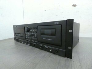 録再OK☆TASCAM/タスカム☆業務用 CDプレーヤー/カセットデッキ☆CD-A550 管N24085 #