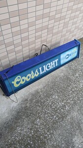 ビンテージ CoorsLight クアーズライト サインライト 照明 Bar 雑貨 店舗 照明器具 ビンテージライト アメリカ雑貨