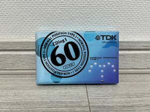 【未使用品】TDK CD1-60U カセットテープ 1巻 ノーマルポジション CDing 60分 音楽録音用 カラオケ 英会話