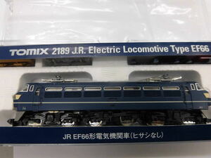 TOMIX トミックス　2189　ＪＲ ＥＦ６６形 電機機関車 （ヒサシなし）　 モーター動作確認　ライト点灯