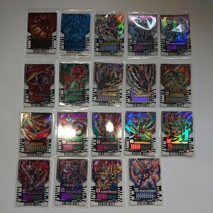 [ новый товар не использовался ] ride kemi- коллекционные карточки Kamen Rider шоко вафли дополнение не продается и т.п. продажа комплектом 19 листов 