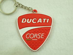 DUCATI CORSE シリコンラバー製 キーホルダー ドゥカティ コルセ ドカティ MOTO GP WSBK　