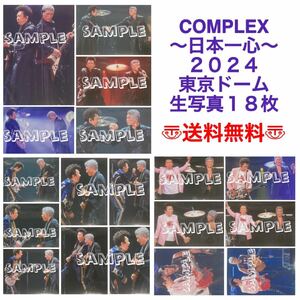 COMPLEX 日本一心　20240515.16 東京ドーム　生写真 18枚セット