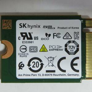 ◎中古 SKhynix SSD BC511 NVMe 256GB HFM256GDGTNI-82A0A 使用時間:17時間 電源投入回数:30回の画像2