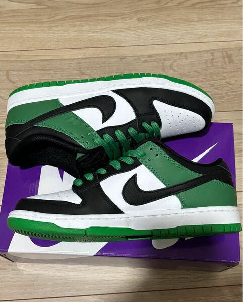 Nike SB Dunk Low Pro "Black and Classic Green"26.5cm