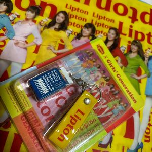 リプトンの景品で非売品　少女時代　サウンドストラップ