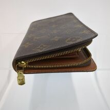 LOUIS VUITTON M61727 ポルトモネジップ 長財布 ラウンドファスナー モノグラム スレ有 ルイヴィトン ◆3115/登呂店_画像7