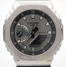 新品同様　 G-SHOCK　GM-2100-1AJF　オクタゴン　デジタル　ラバー　グレー文字盤　箱付　メンズ　腕時計　CASIO　◆3111/藤枝インター店_画像1