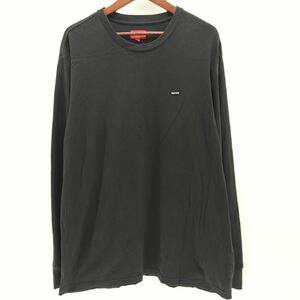 シュプリーム　スモールボックスロゴ　ロンT　ブラック　SIZE L　Small Box Logo L/S Tee　使用感あり　Supreme　 ◆3109/宮竹店