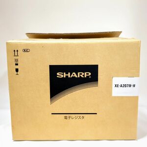 SHARP（シャープ） XE-A207W-W レジスター 未使用品 ◆3118/静岡清水店