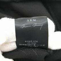 AKM エイケイエム　カットソー フード付き メンズ ブラック SIZE XL ◆3118/静岡清水店_画像6