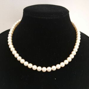 真珠ネックレス　パール　7mm　ホワイト　シルバー925　42cm　Pearl　中古　◆3111/藤枝インター店