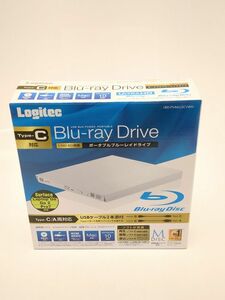 【未使用】Logitec ロジテック 外付け ポータブルブルーレイドライブ LBD-PVA6U3CVW ◆3101/西伊場店