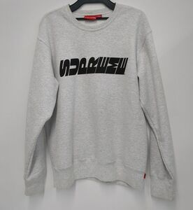 SUPREME シュプリーム 19AW Breed Crewneck フロントロゴ クルーネック スウェットトレーナー グレー SIZE L ◆3115/登呂店