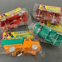 昭和レトロ プラトイ ミニカー 10個 当時物 トラック オートバイ レーシングカー ペプシ 駄菓子屋_画像7