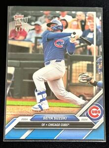 鈴木誠也 /49 カラーマッチ TOPPS NOW Road To Opening Day Chicago Cubs カブス 広島東洋カープ