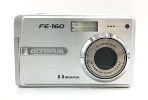 06372 【動作品】 OLYMPUS オリンパス FE-160 コンパクトデジタルカメラ バッテリー付属