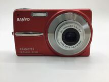05244 【動作品】 SANYO サンヨー Xacti DSC-X1200 コンパクトデジタルカメラ バッテリー付属_画像2