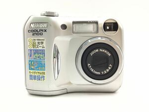 38468 【動作品】 Nikon ニコン COOLPIX 2100 コンパクトデジタルカメラ 電池式