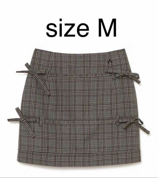 Andmary Hanna check mini skirt 