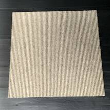 R■A【洗浄済】2級品タイルカーペット 90枚 50×50cm ベージュ系 DIY 内装 床材 マット 絨毯 ペット 現場プレハブ 倉庫 1枚60円〜 中古_画像2