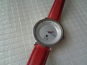 Private Label レディース腕時計　チューリップ　プライベートレーベル　中古　電池切れ　昭和レトロ　80年代 日本製