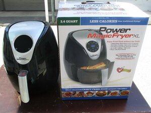 ☆テレビショッピング研究所 AF-240-BK パワーマジックフライヤーXL Power Magic Fryer XL◆油を使わずカラリと揚げ物1,491円