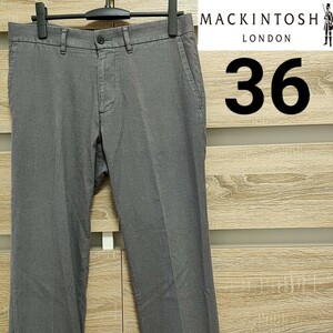 MAKCINTOSH LONDON（マッキントッシュロンドン）スラックスパンツ 86 グレー（My6）G1R35-304-03 三陽商会 ■宅急便コンパクト発送！