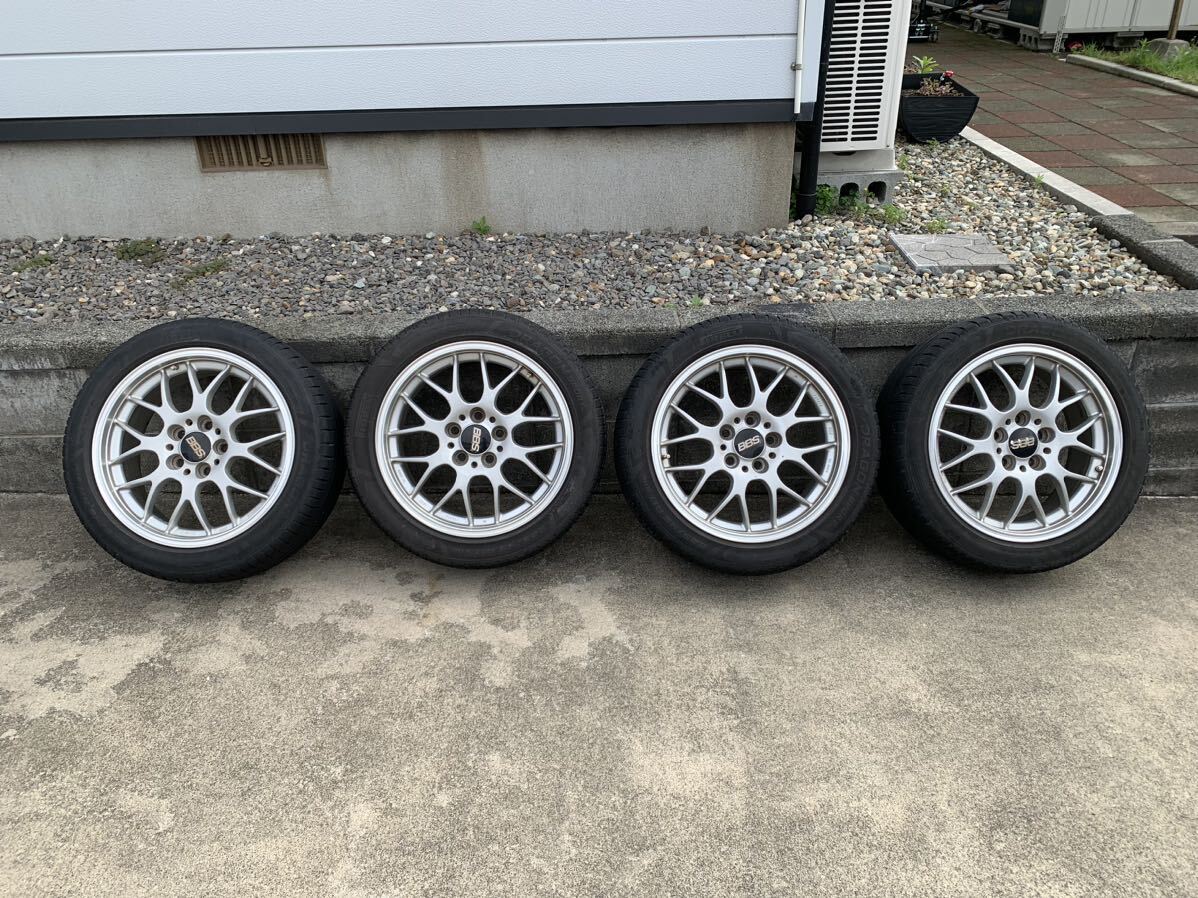 кованый BBS RG710 оригинальный клапан(лампа) заменен 17 дюймовый 225/45R17 Prius α Noah Step WGN leaf Jade Levorg Accord Serena Vezel 