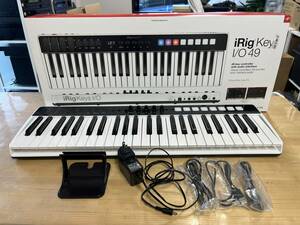 ※ライセンス未使用 IK Multimedia iRig Keys I/O 49 アイケーマルチメディア MIDIキーボード