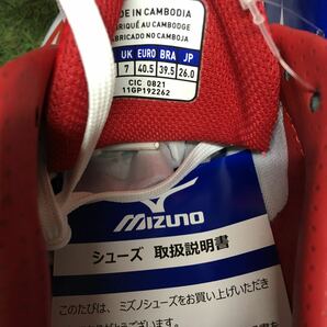 RK1278 MIZUNO ミズノ ウエーブセレクトナイン 11GP192262 スパイク 野球 ソフトボール用 26.0cm 未使用 展示品 スパイクの画像6