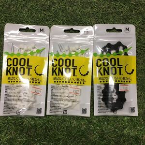 RK545 COOL KNOT クールノット 伸縮型靴紐 HA50A1-WH HA50A1-BK Mサイズ 雑貨 小物 未使用 展示品 靴紐